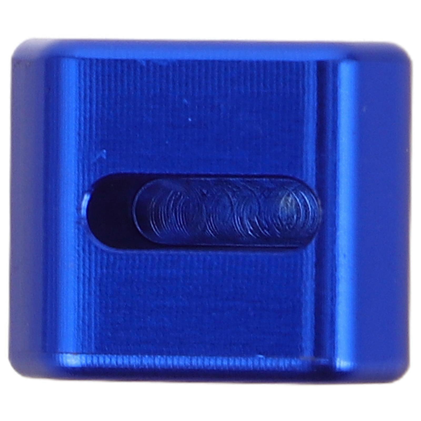 Motorbike Switch Button Cap for Motorcycle Modification Accessories Blue Aluminum