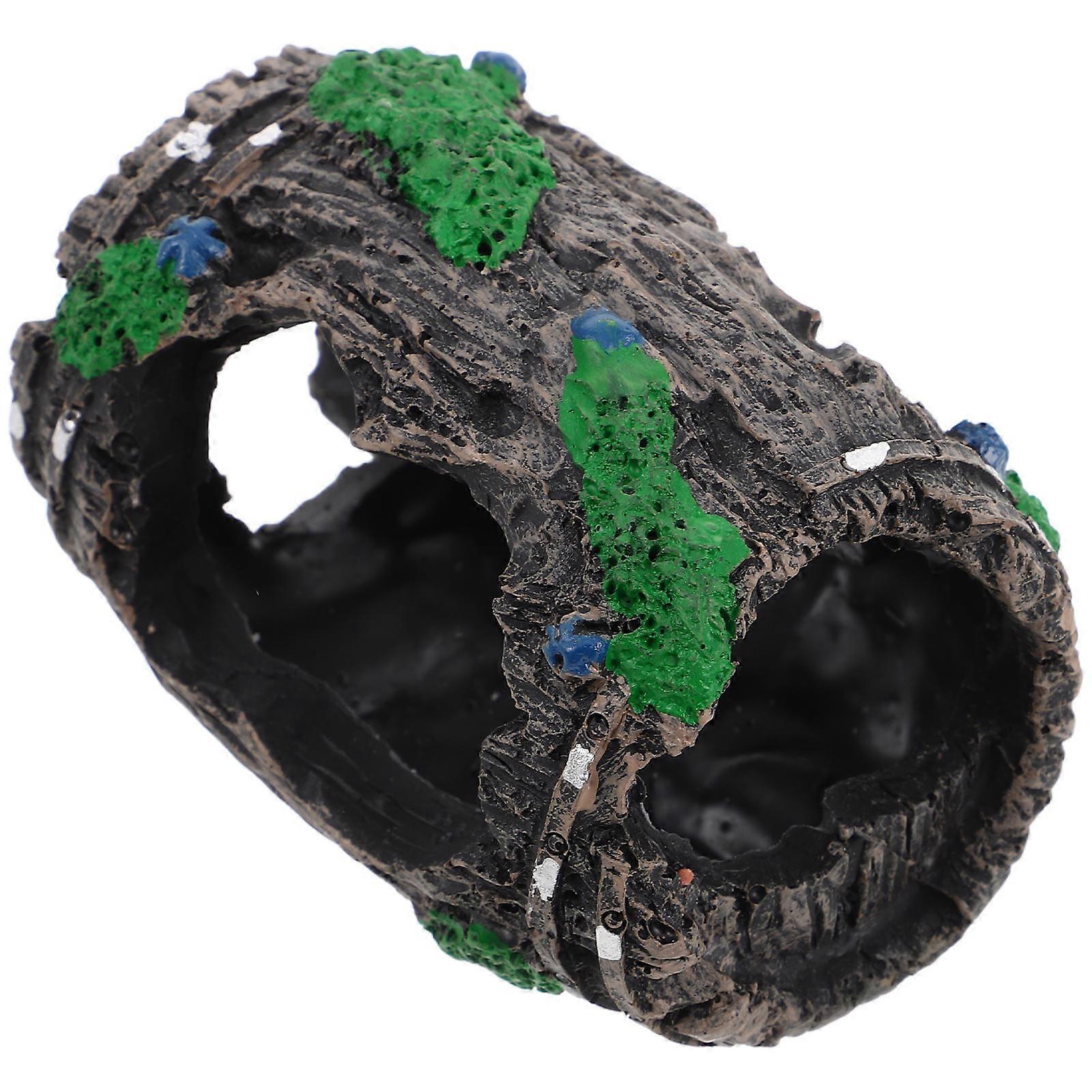 Small Barrel Shape Aquarium Decoration for Betta Fish Tank Hideout