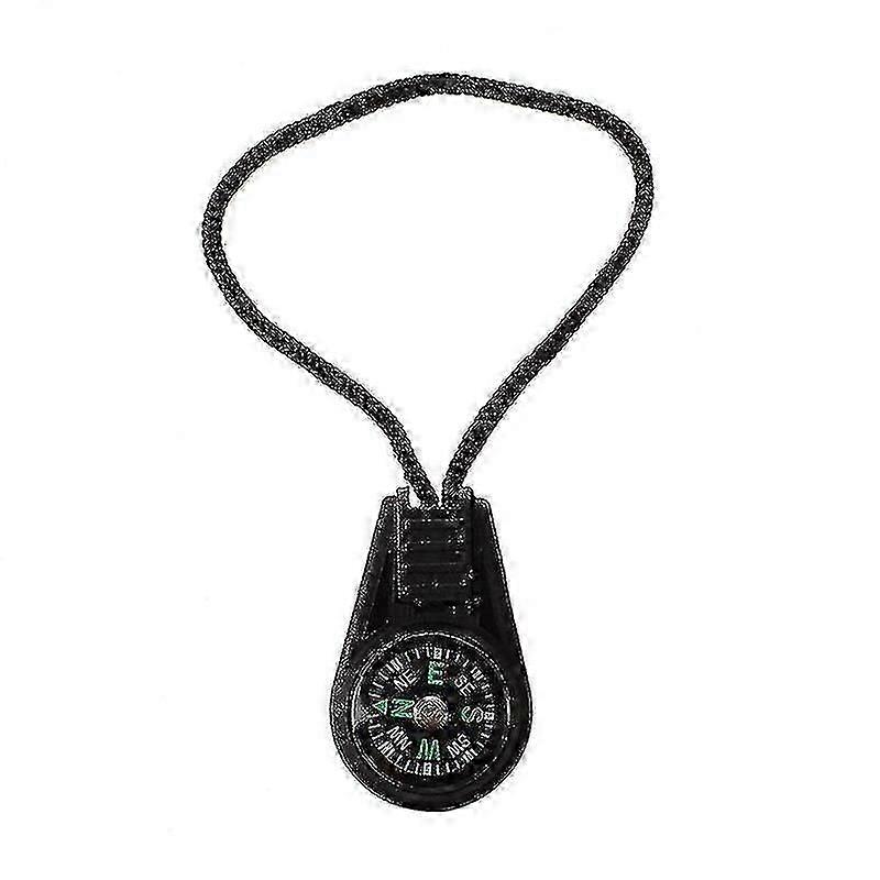 10pcs Mini Travel Mountaineering Portable Compass With Lanyard Compass Multi Function Measuring Tool