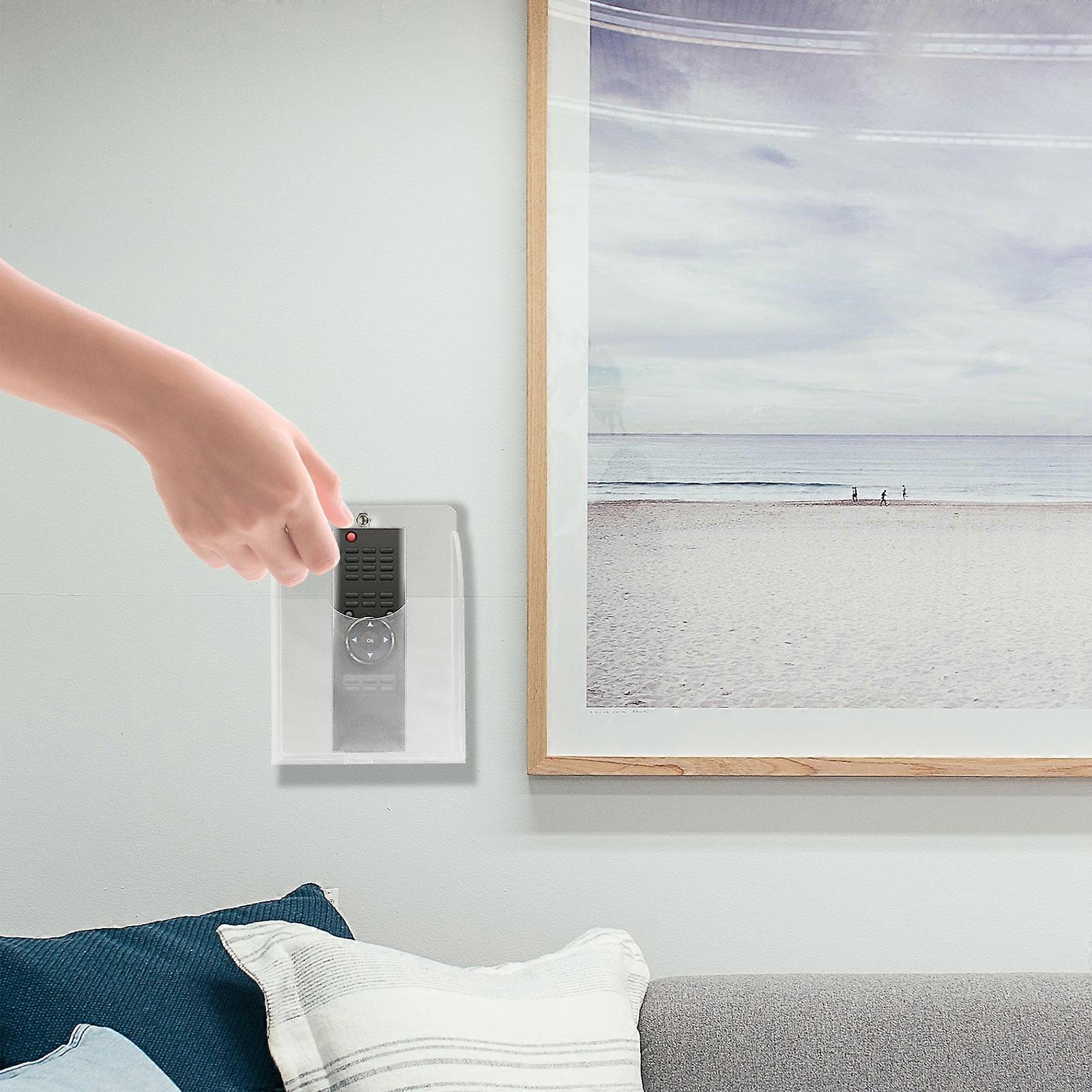 Remote Control Storage Box Remote-Control Holder Acrylic Controller Tv Stand Mount for