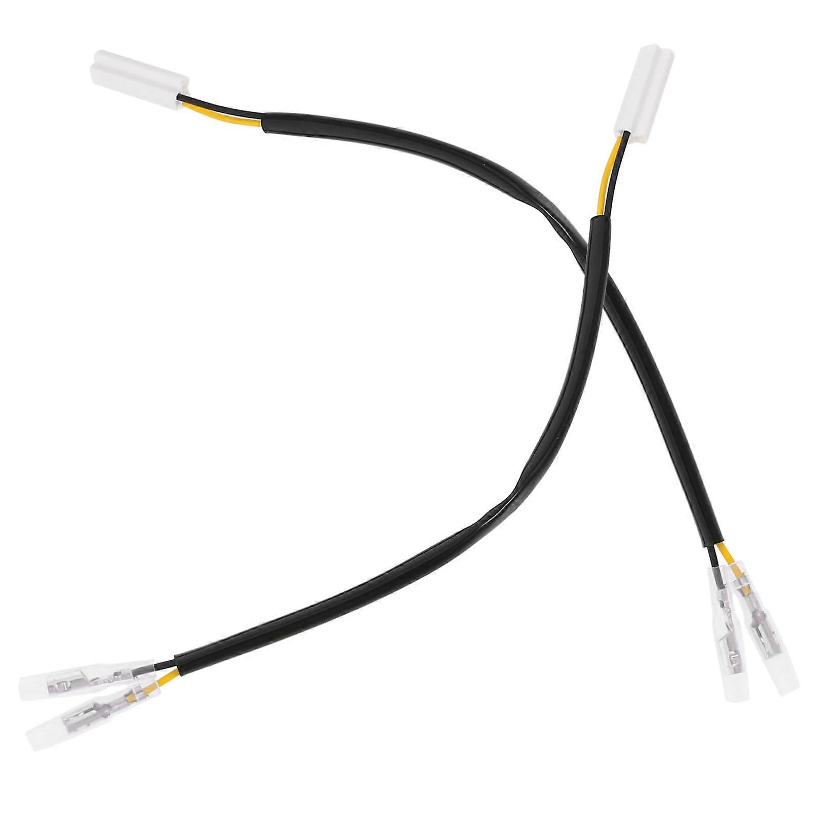 Motorcycle Turn Signal Wire Plug Adapter for Bulb Indicators, Wide Compatibility, Easy Install