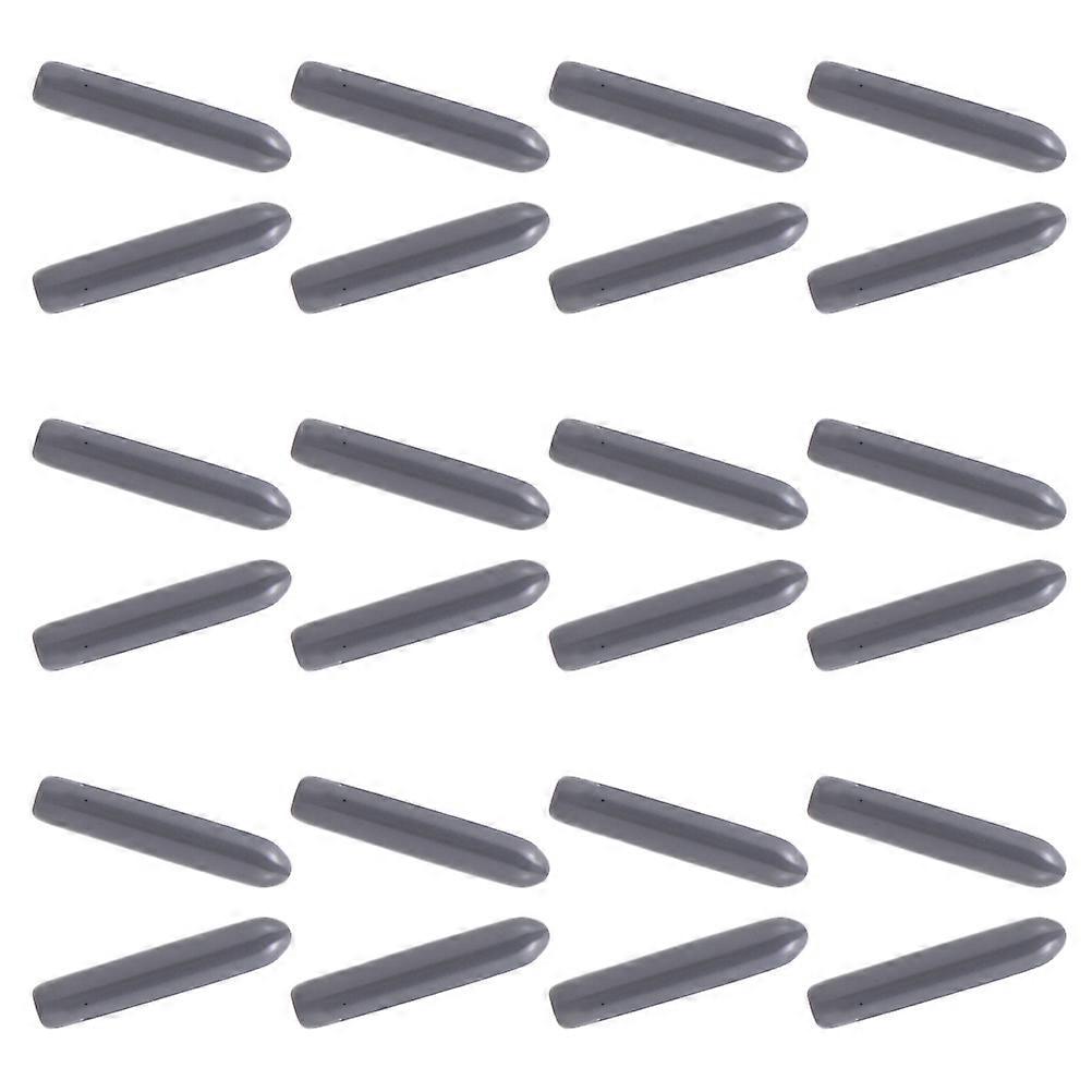 Grey Plastic Dishwasher Prong Tip Repair Covers for Dust Protection 100Pcs