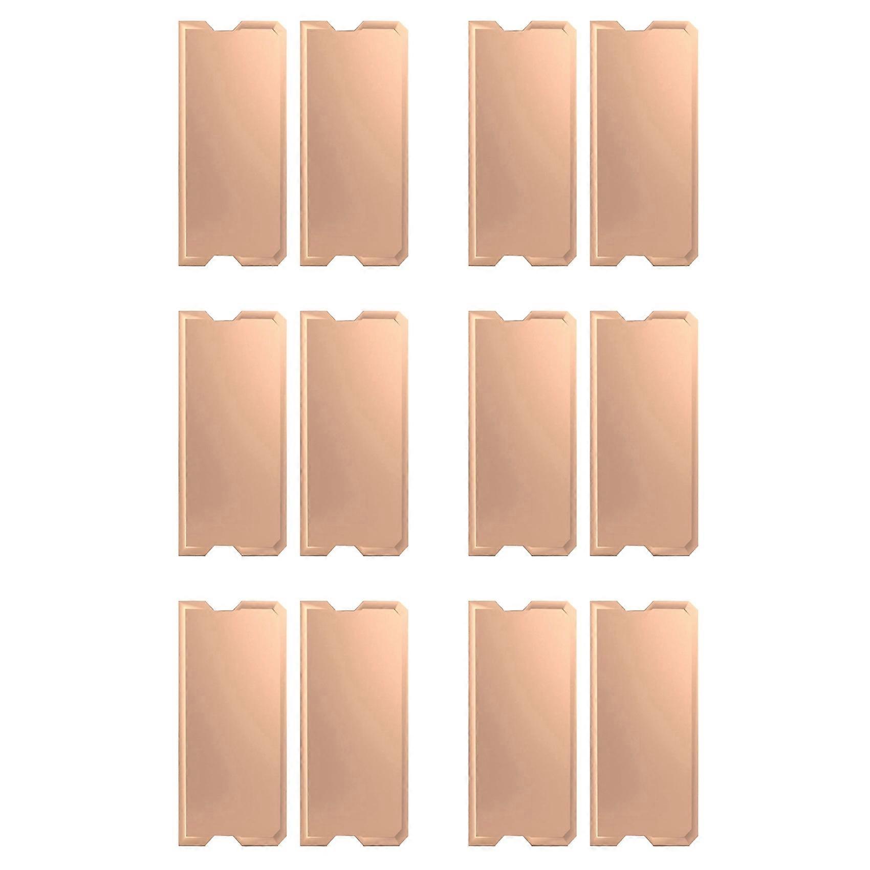 12X DDR4 DDR5 Memory Cooling Heatsink Radiator Laptop Memory Heat Sink Memory Cooling Vest Memory Cooler