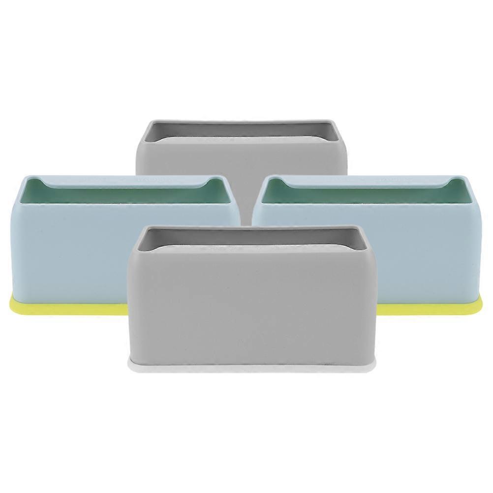 Cat Litter Scoop Holder Plastic Container for Storage 4Pcs Set Assorted Color