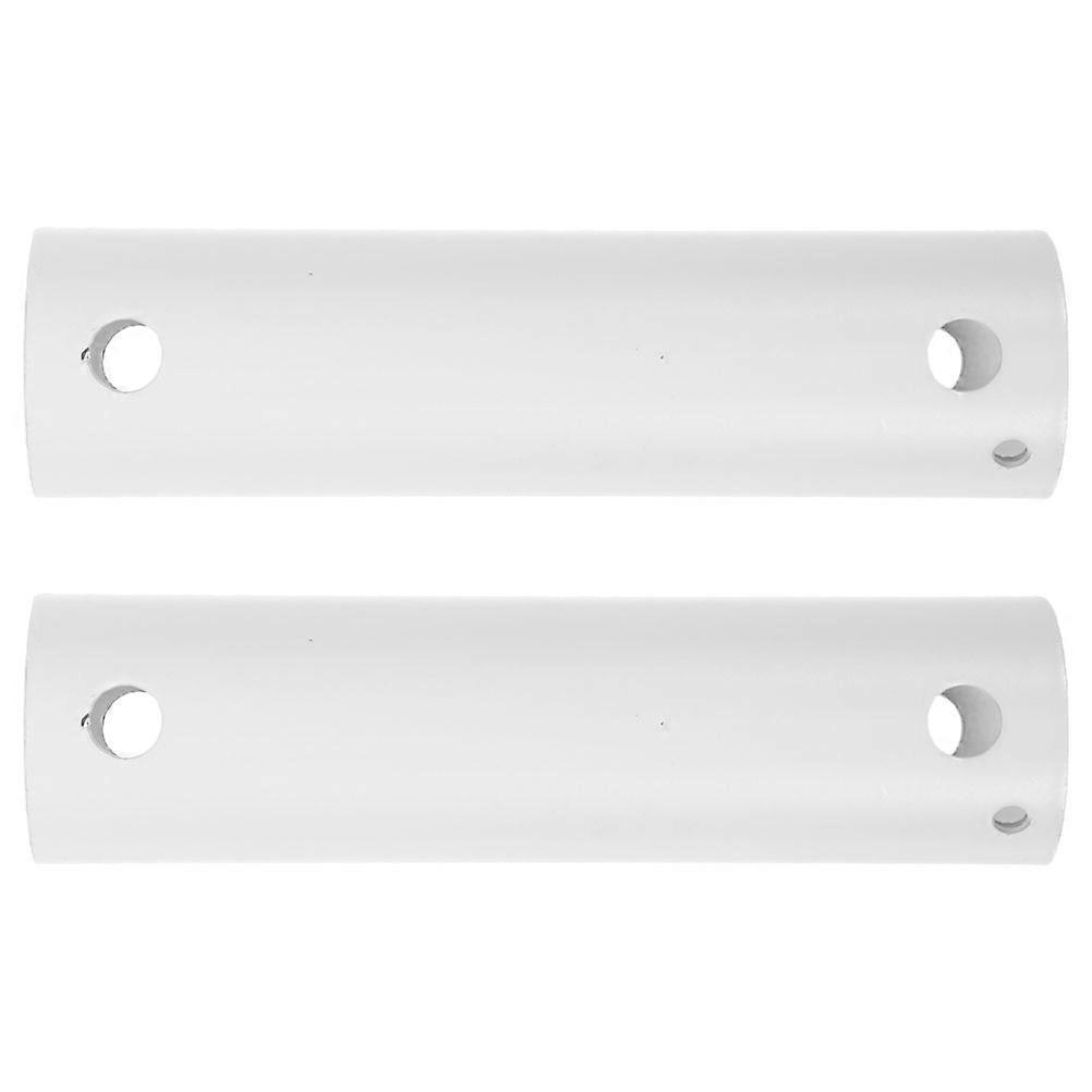 Universal Ceiling Fan Rod Extension for Fan Extension 2Pcs White Iron