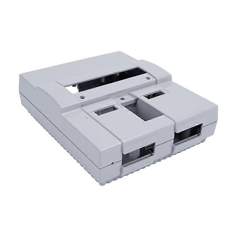 Replacement Housing Shell for SNES Game Console Semi Transparent Gray Protective Case with Easy Installation and Durable Material