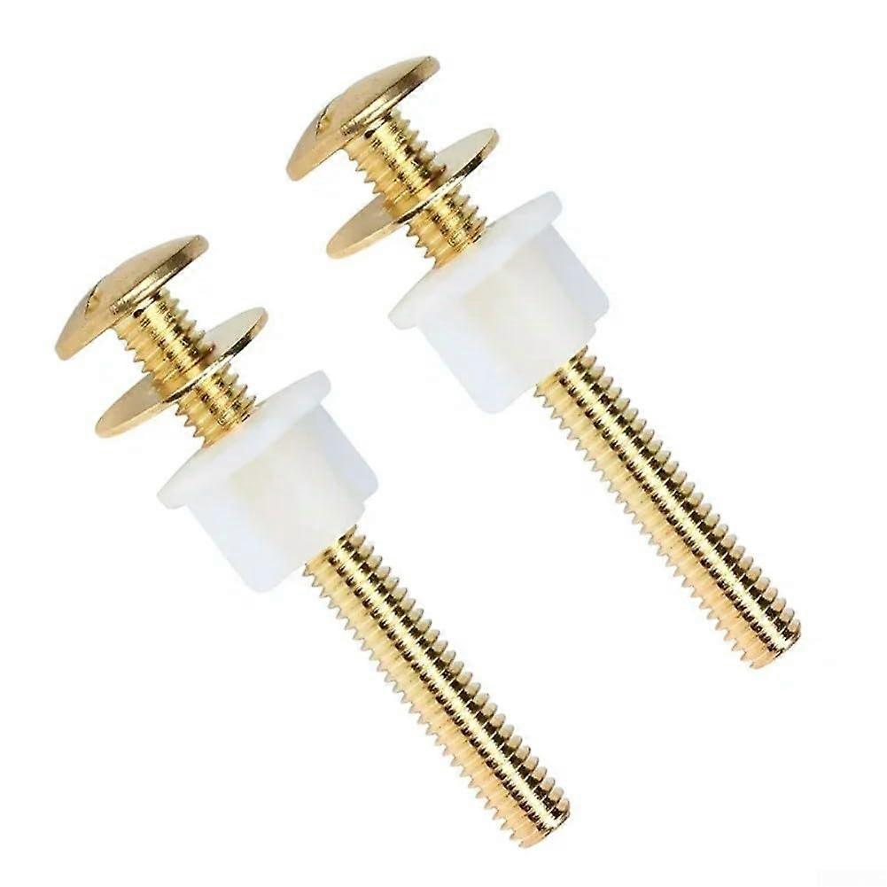 Toilet Seat Fixing Screws and Hinges, RustResistant Bolts for Universal Secure Attachment