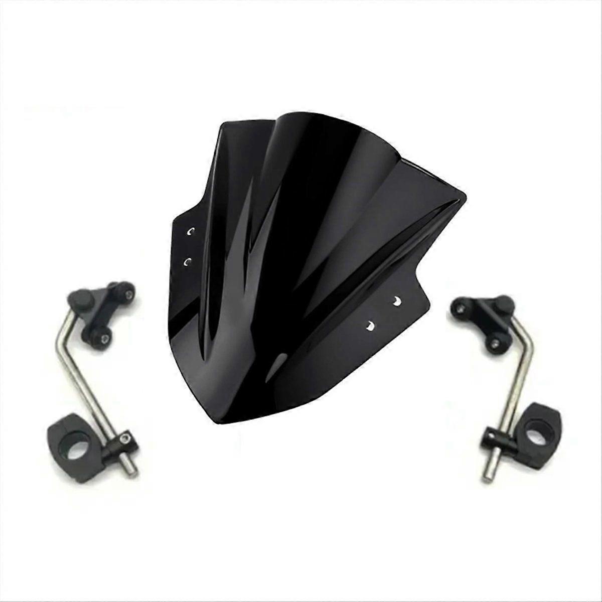 Motorcycle Windshield Windscreen with Adjustable Bracket Wind Screen for 300NK 300