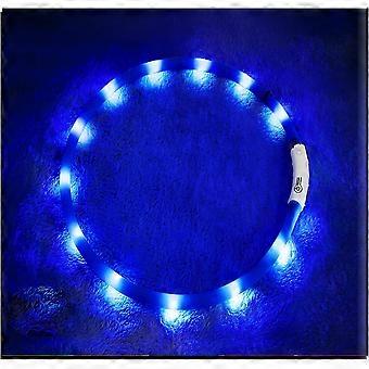 Led Dog Collar,usb Rechargeable Glowing Dog Collars, Light Up Collar Improved Pet Safety &visibility
