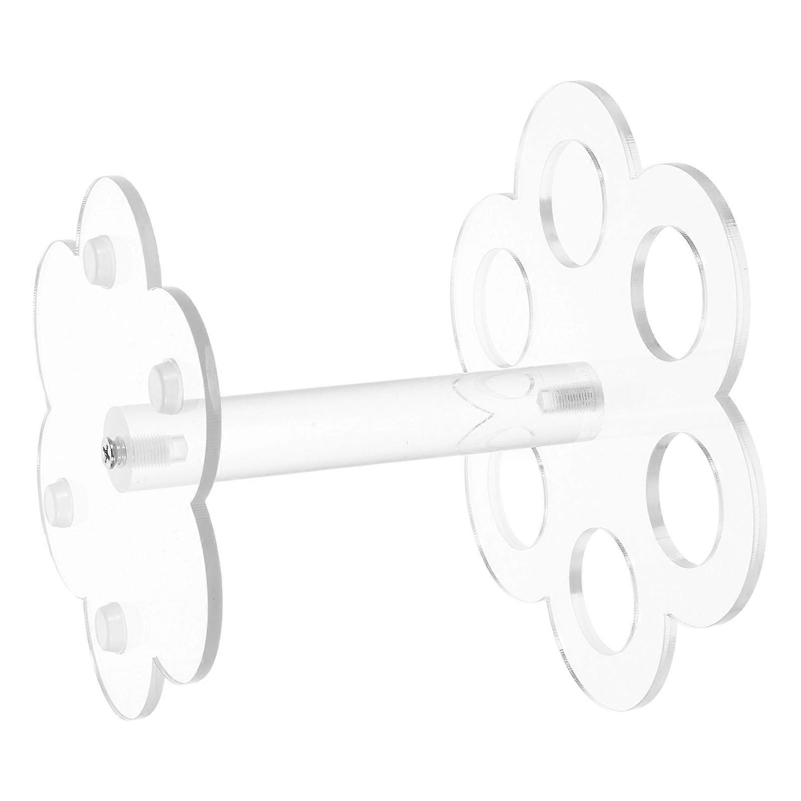 Cone Organizer Acrylic Ice Cream Holder for Party 6 Holes Display