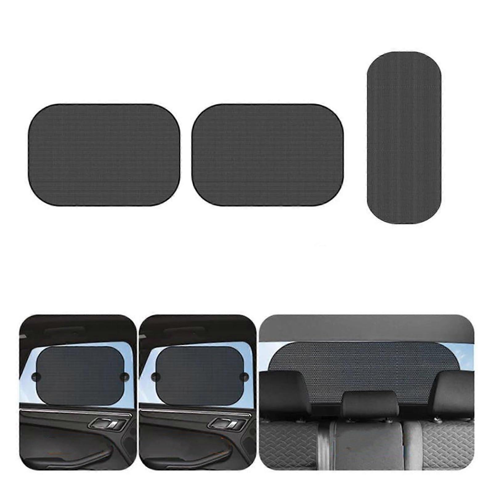 Car Sun Shade 5pcs Foldable Windshield Sunshade UV Heat Reflection Universal Front Window Covers