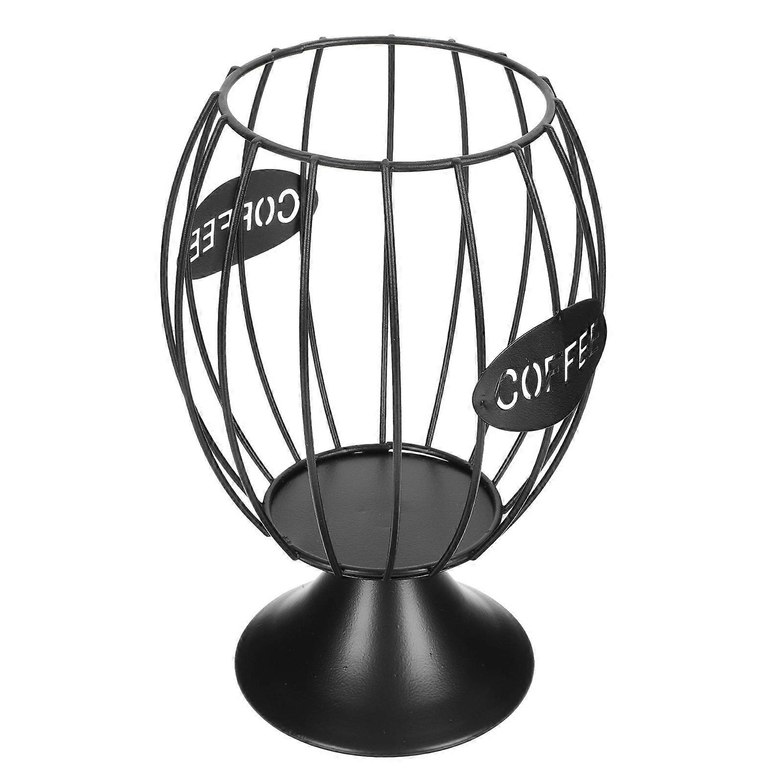 Coffee Capsule Storage Basket Iron Organizer for Practical Use 1Pcs