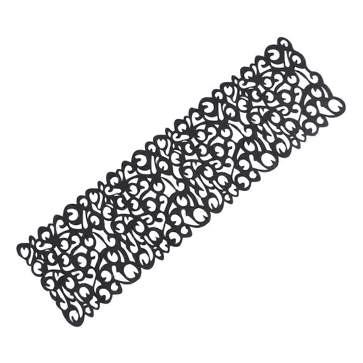 Stylish Table Accessories Rectangular Table Cover For Homeowners Dining Room And Parties Black 1Pack