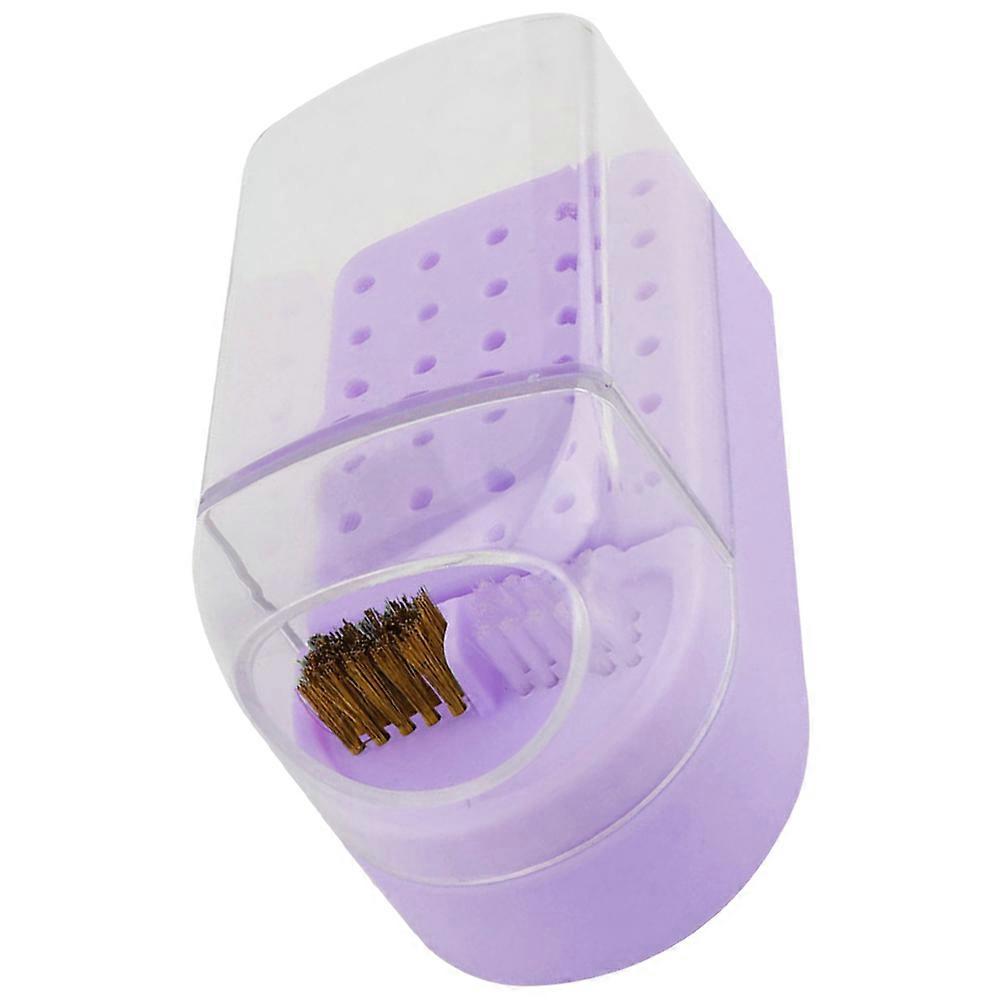 Nail Drill Bits Organizer for Grinding Head Storage Box with for Manicure