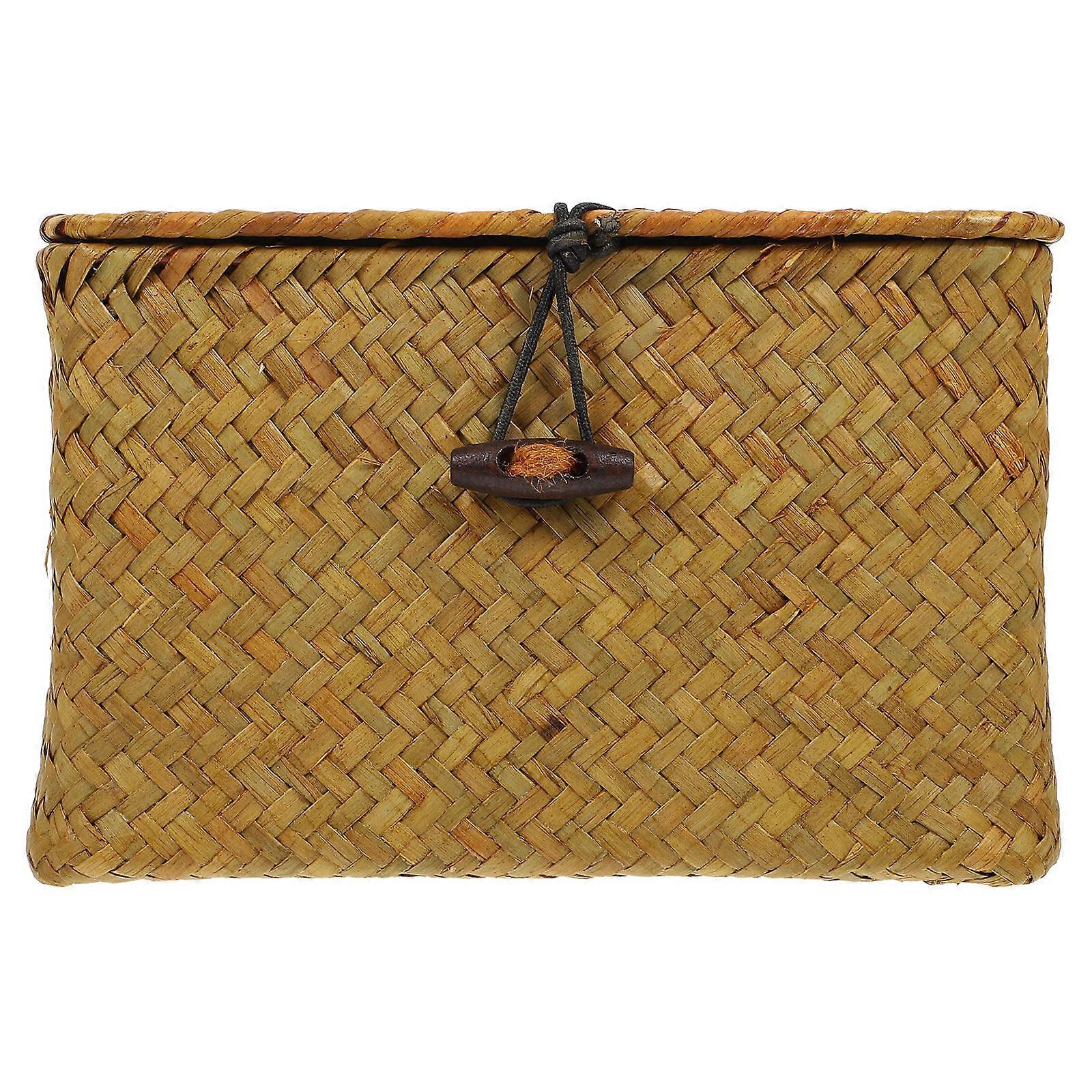 Handwoven Storage Basket for Practical Storage 1 Piece Sewing Organizer