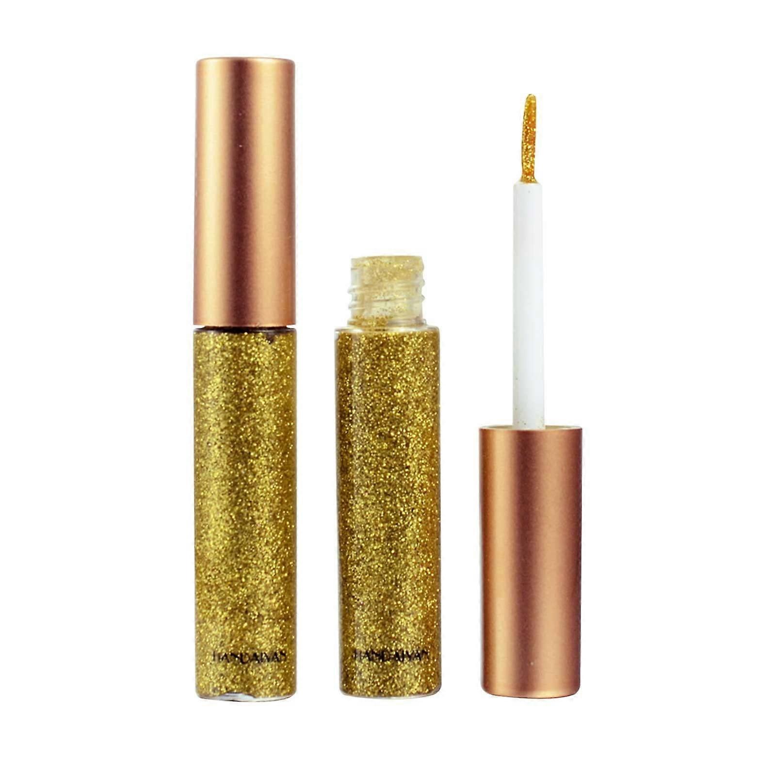 Glitter Liquid Eyeliner and Metallic Eyeshadow Waterproof LongLasting Multiuse Shimmer 5ml