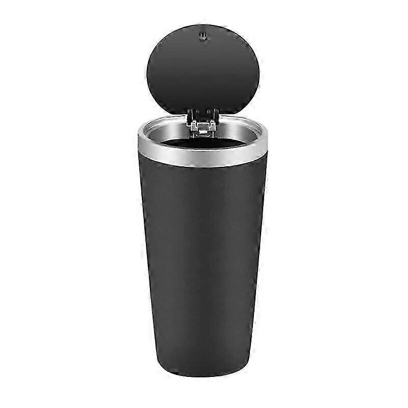 25-26 Car Trash Can Cup Holder Bin Leakproof Odor Blocking Waterproof GarbageOrganizer