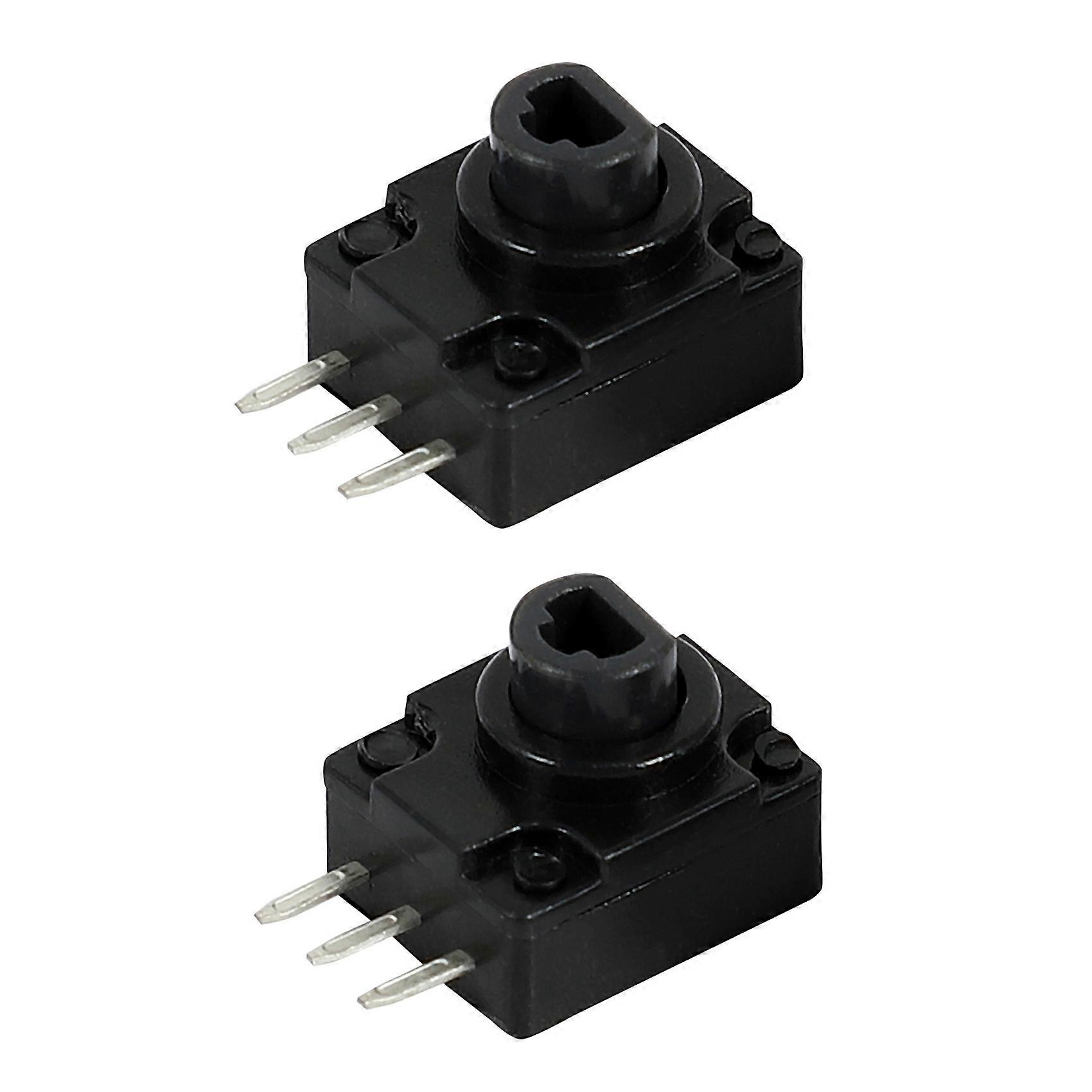 1 Set 2Pcs Black Repair /Rt Button Keypad For 360 Controller