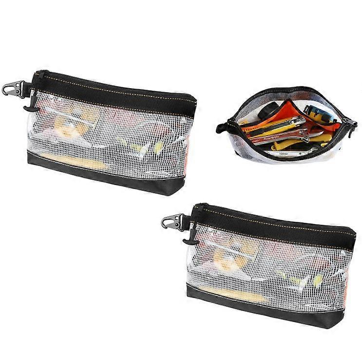 Transparent PVC small zippered tool bag