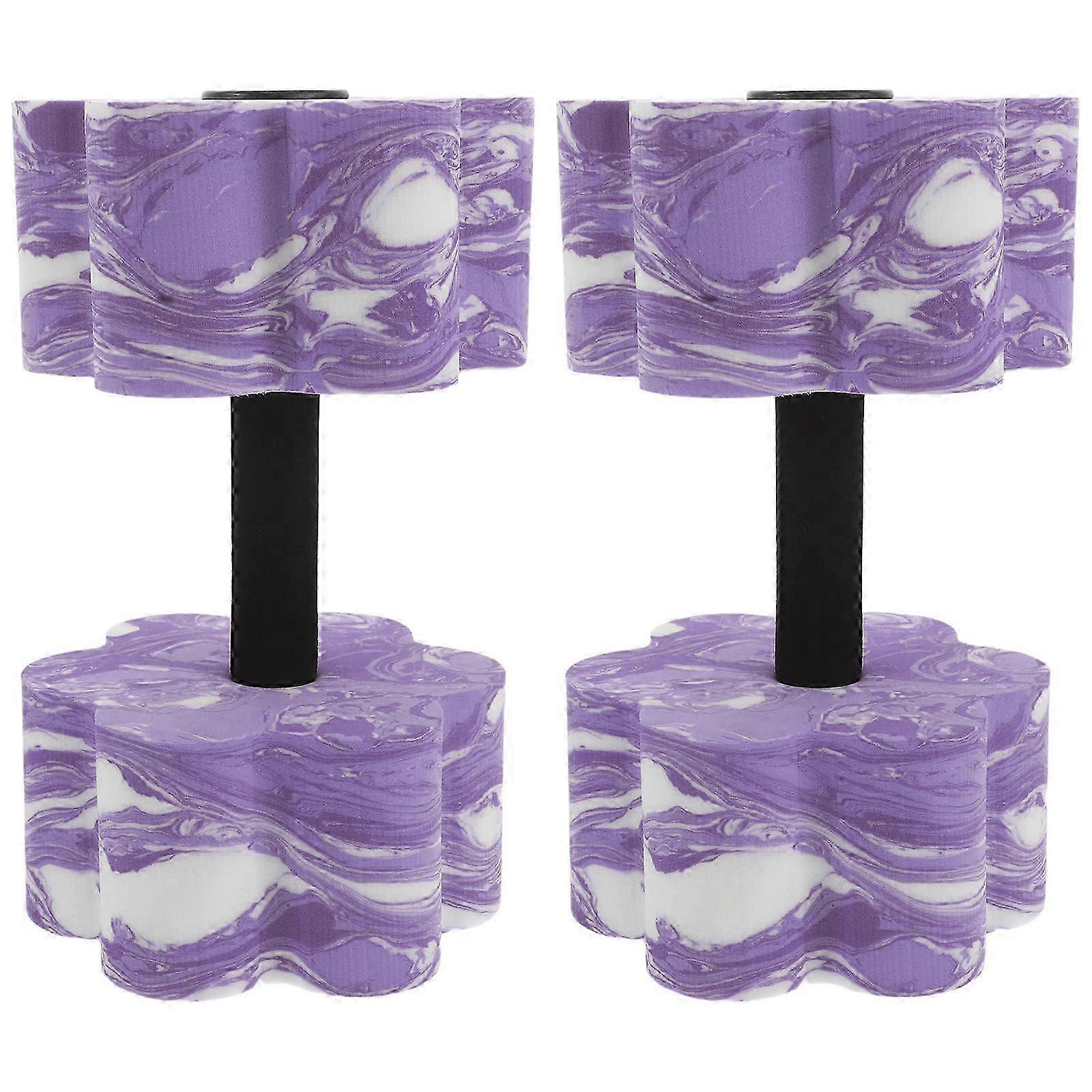 Floating Pool Dumbbells 2Pcs Effective for Balance Development during Water Exercise Featuring Slip Resistant Design
