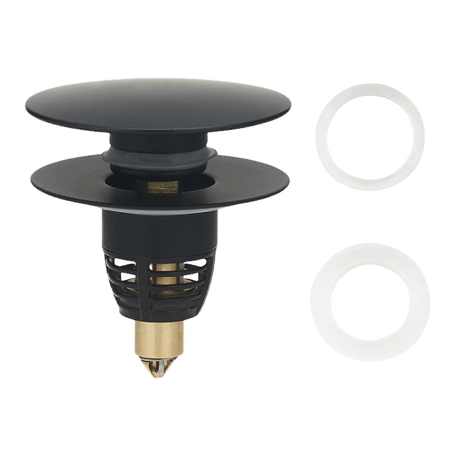 Universal Kitchen Sink Drain Strainer Stopper with AntiClogging Design and Odor Prevention Seal