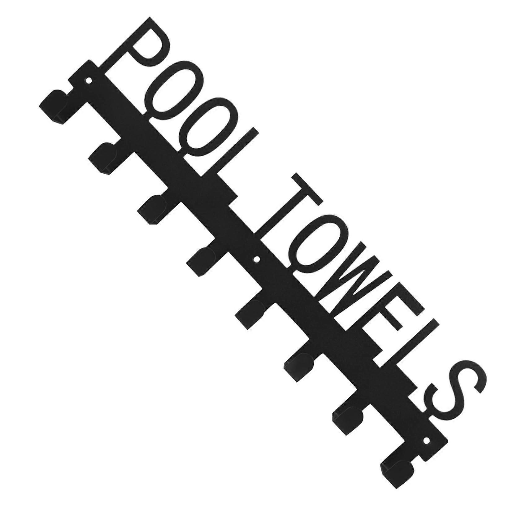 Rustic Wall Mounted Towel Rack with Hooks for Bathroom and Coat Storage SpaceSaving Design