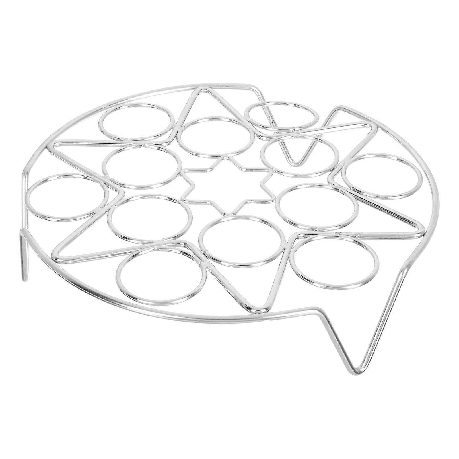 Stainless Steel Steamer Rack Rustproof HeatResistant MultiFunction Egg Steaming Tray for Kitchen
