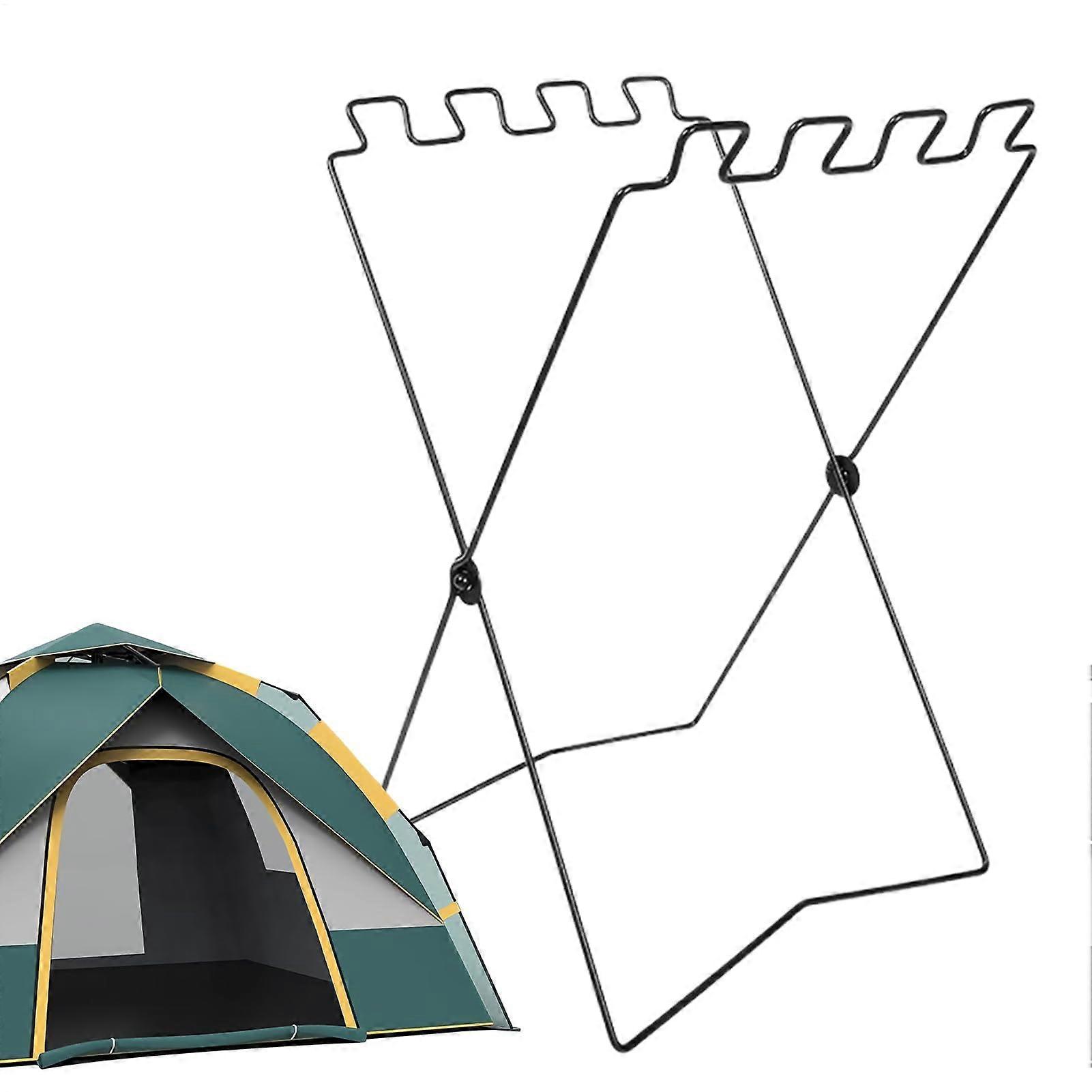 Garbage Bag Holder with RustResistant Metal Frame, Foldable Trash Bag Stand for Kitchen and Outdoor Use