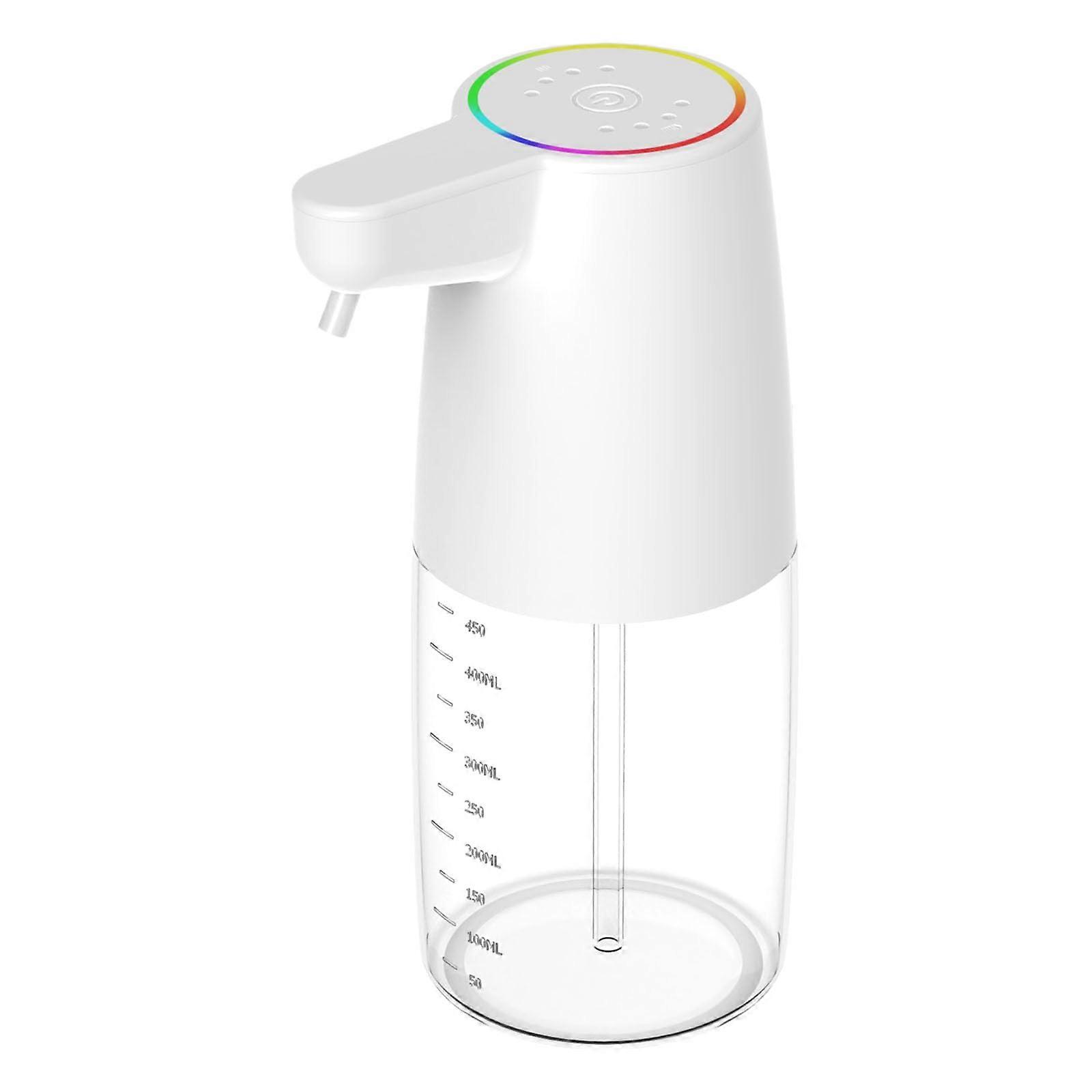 Automatic Foam Soap Dispenser Touch Smart Sensor 0.25s Fast Dispensing Rechargeable 450mL IPX5