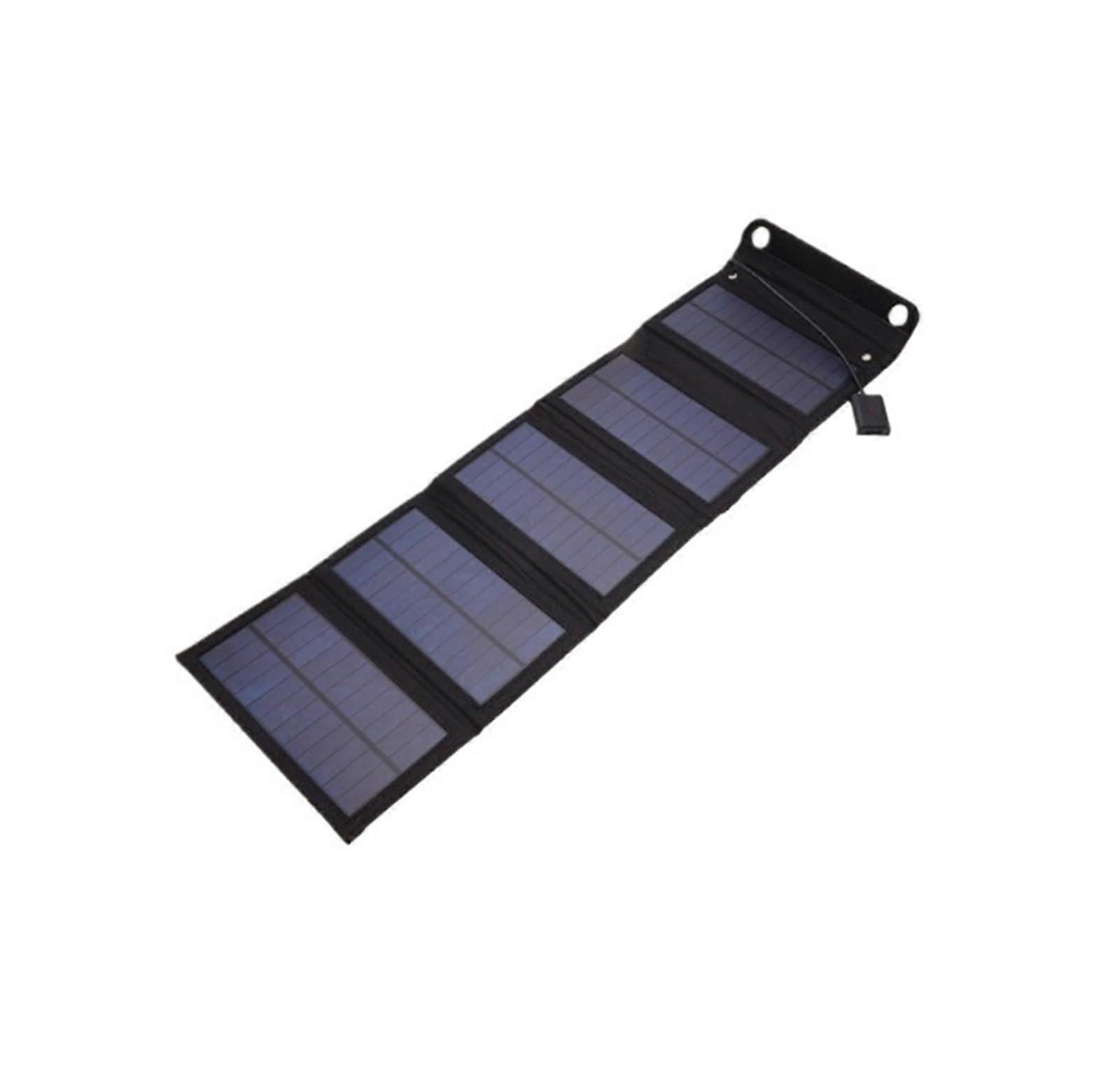 Portable Solar Panel with Fast USB Charging, Waterproof Foldable Design for Camping and Hiking