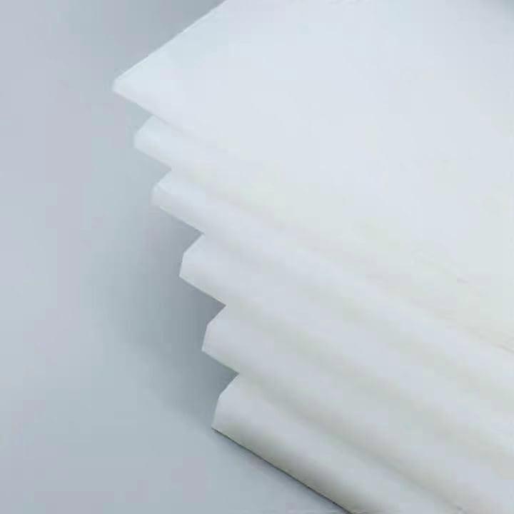 White Polypropylene Plastic Sheets 200mm x 150mm 8mm Thick Durable Board for DIY and Electronics 2 Pack