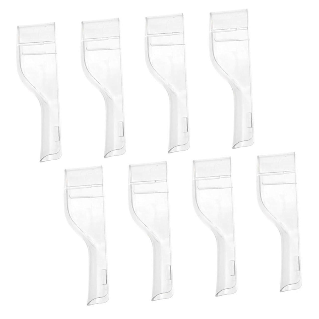 8pcs Electric Toothbrush Head Covers Dustproof Protective Caps for Travel