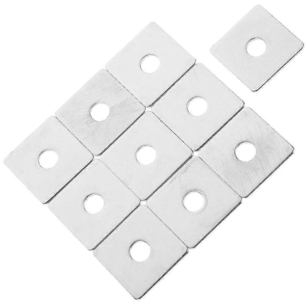 10pcs Square Flat Washers  Plaster Washers Heavy Duty Plate Fastener Washers