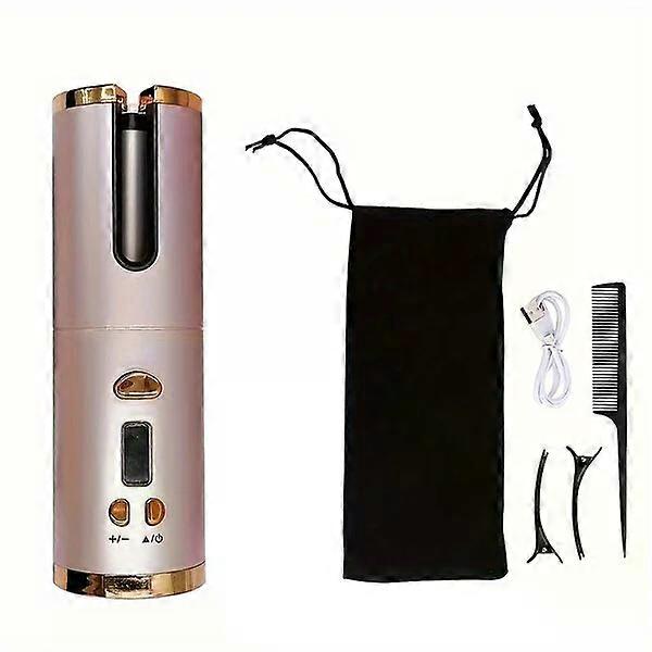 Automatic Curler Quick Heating Auto Power Off USB Charging Curler