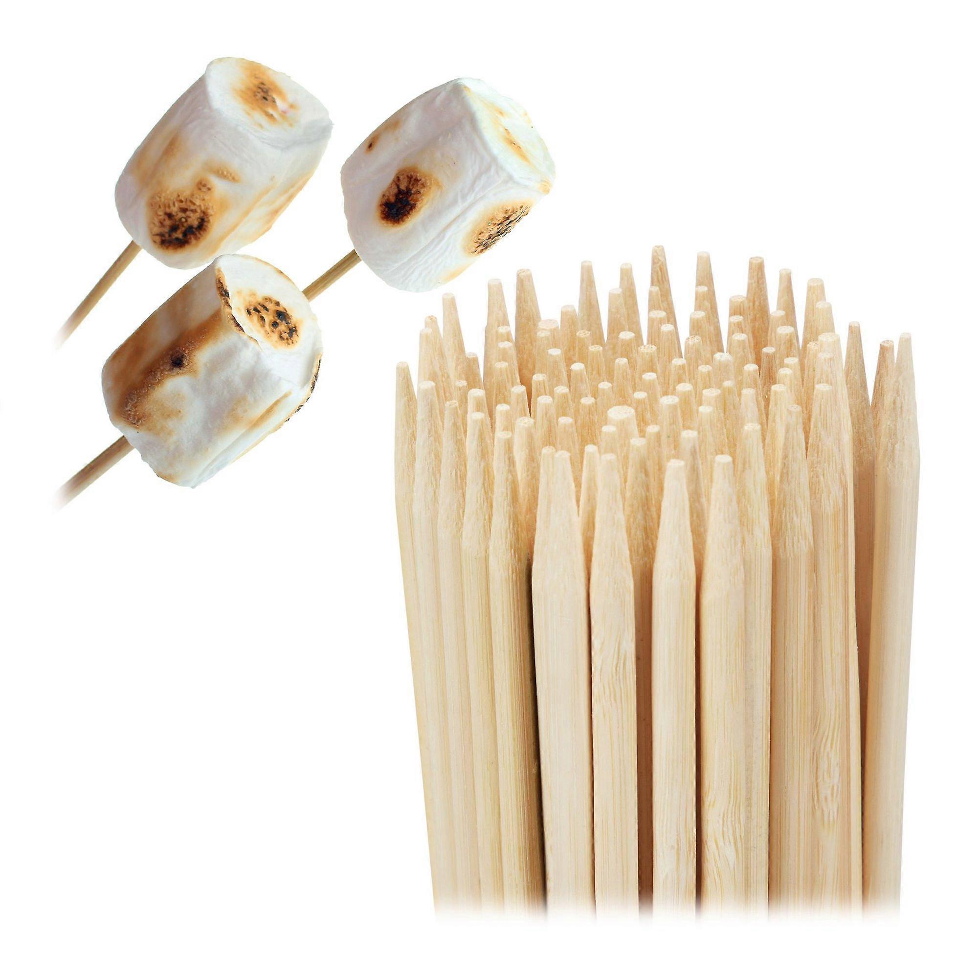 Träspett bambu 300 set långt