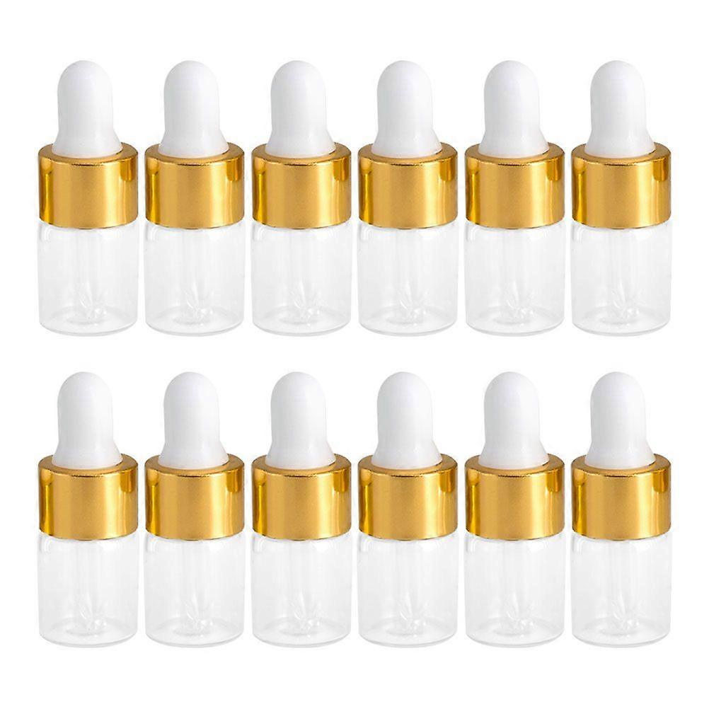 30Pcs Glass Essence Liquid Bottles Multi-function Empty Dropper Bottles