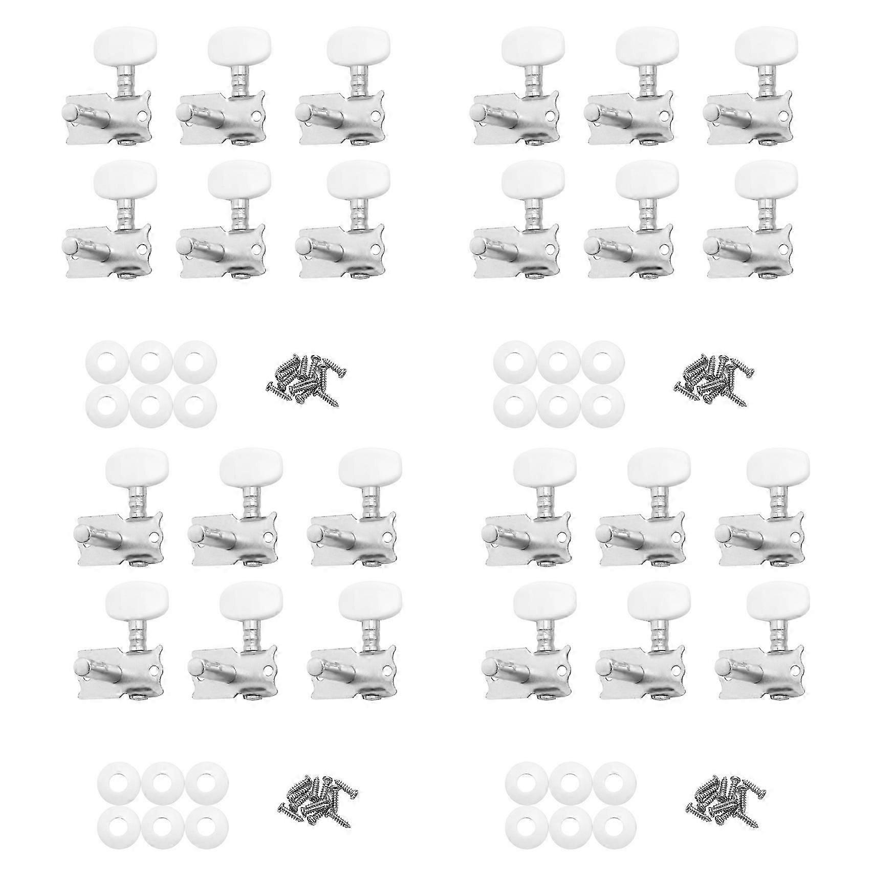 24Pcs Acoustic Guitar String Tuning Peg Tuner