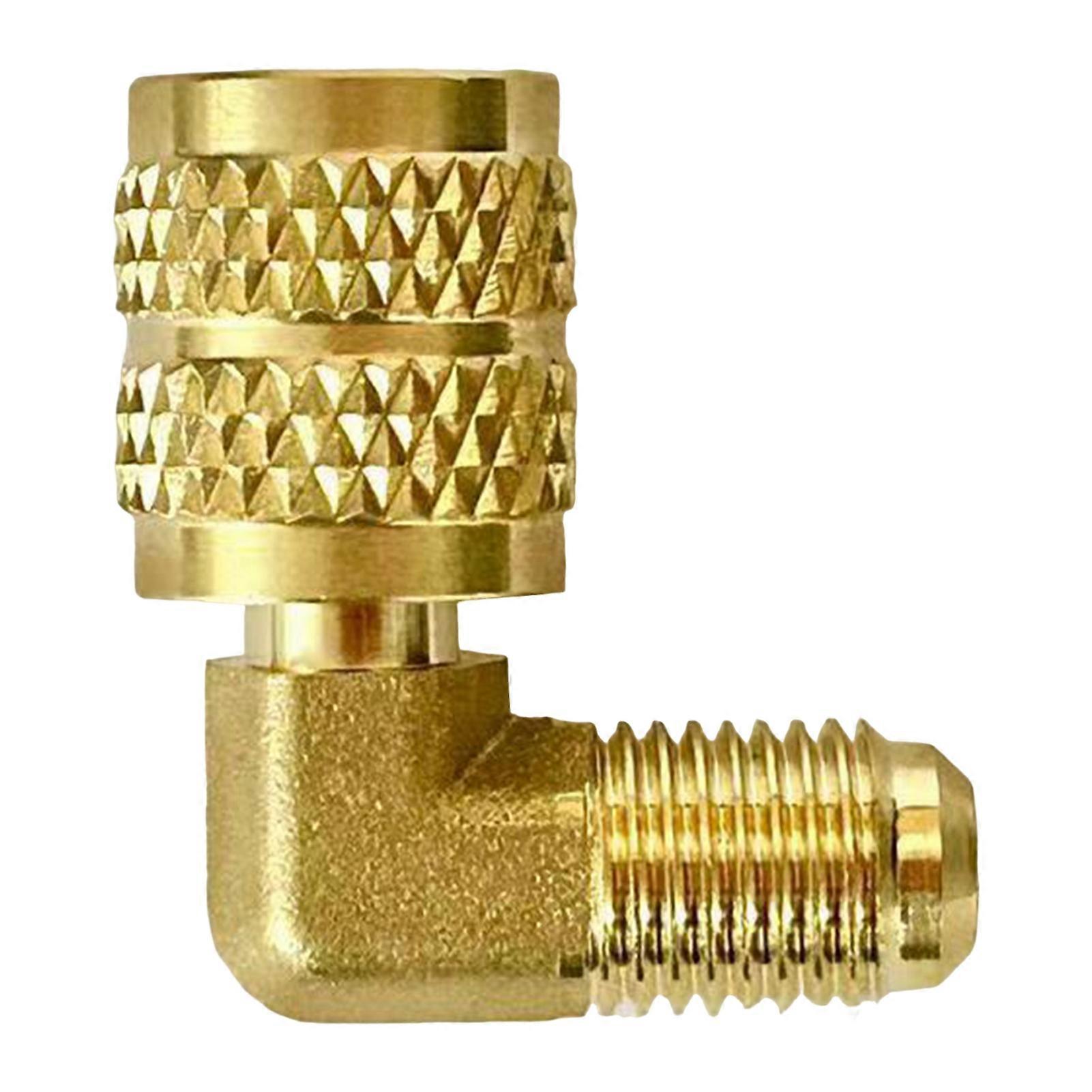 Refrigerant Brass Adapter Rustproof Corrosion Resistant R32/R454B Air Conditioner Reverse Thread