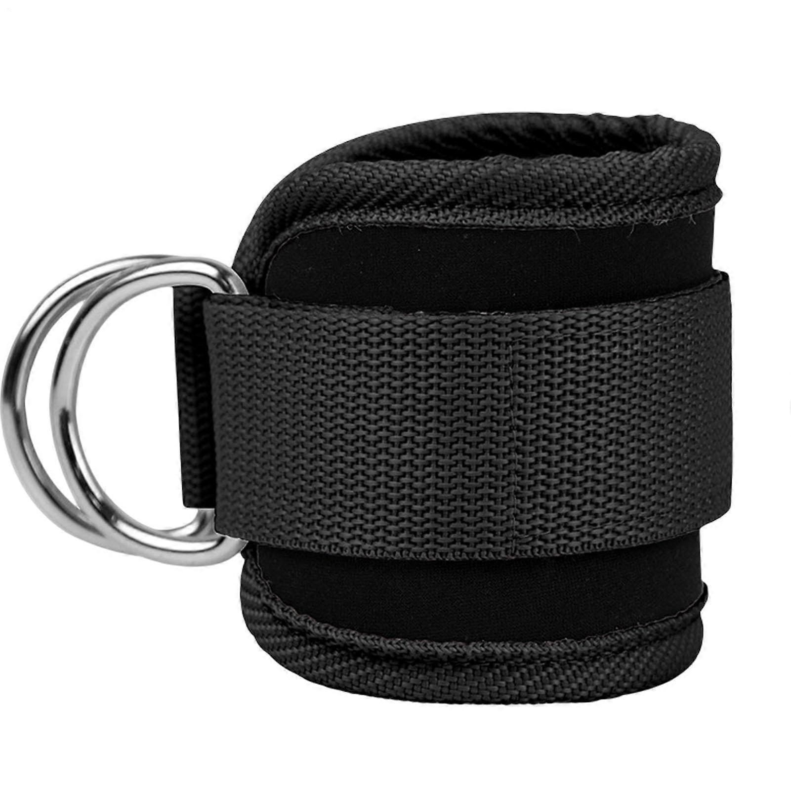 Ankle Strap for Cable Machine with Adjustable Padded Cuff for Glute Kickbacks and Leg Workouts