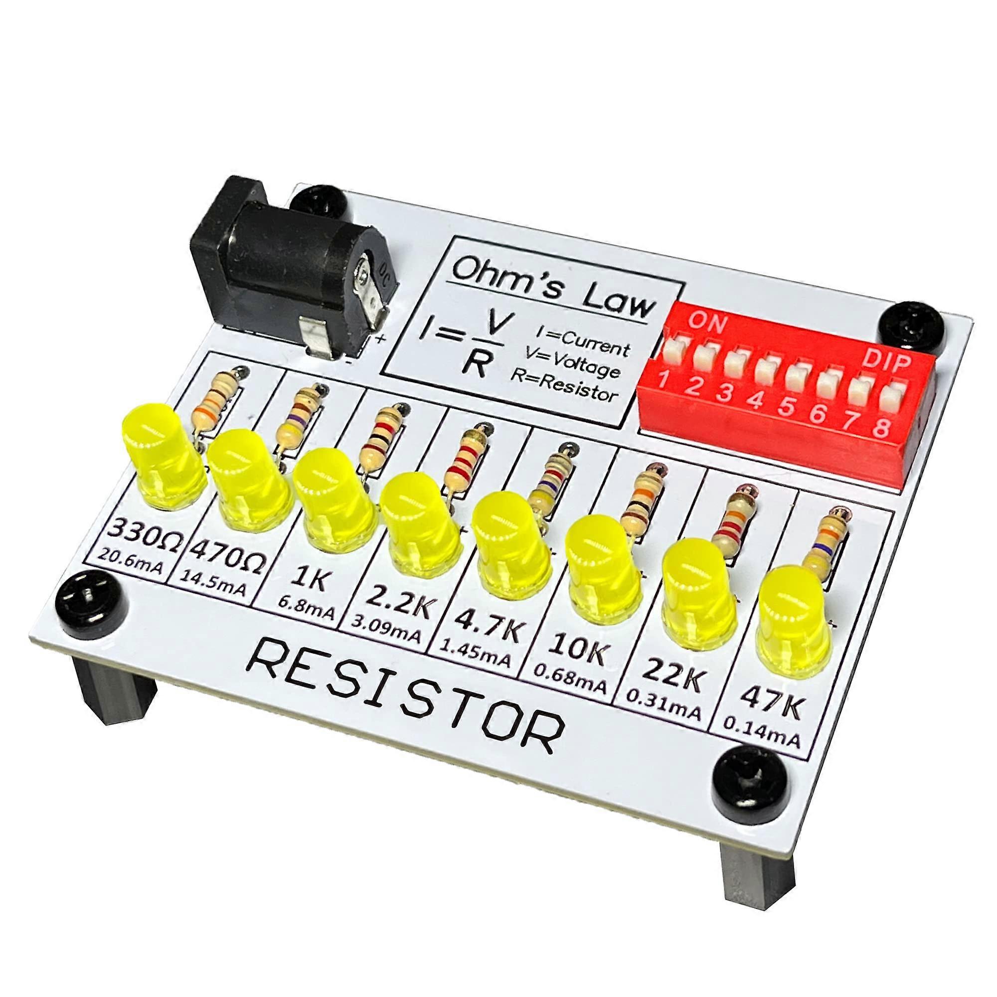 Soldering Practice Kit for Beginners DIY Electronics Learning Circuit Board with Clear Layout