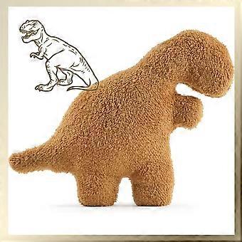 Dinosaur Plush Tyrannosaurus Rex Pillow with Festive Christmas Design and Ultra Soft Comfort