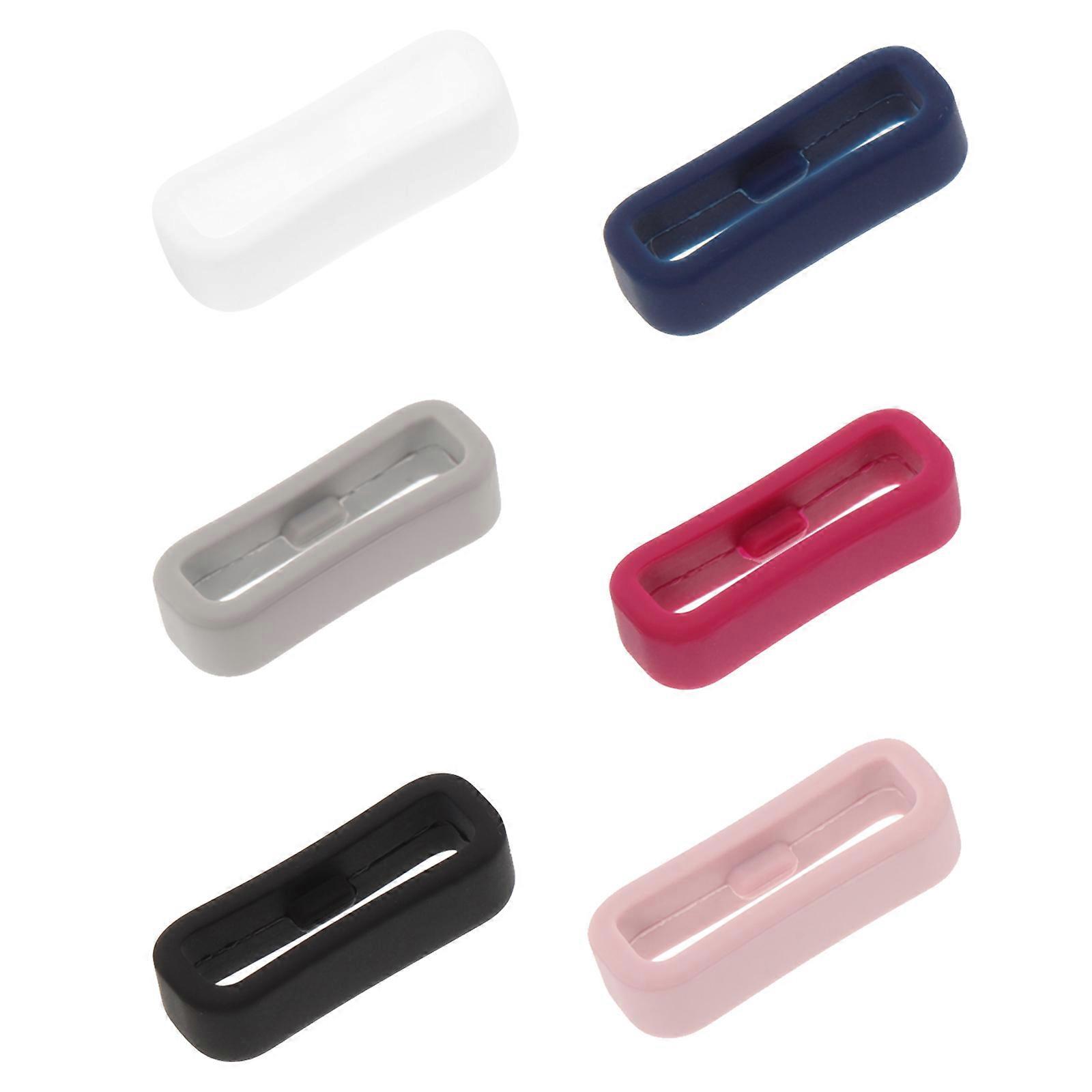 Watch Strap Holder Loop Silicone for 6Pcs Watch Band Keeper Retainer
