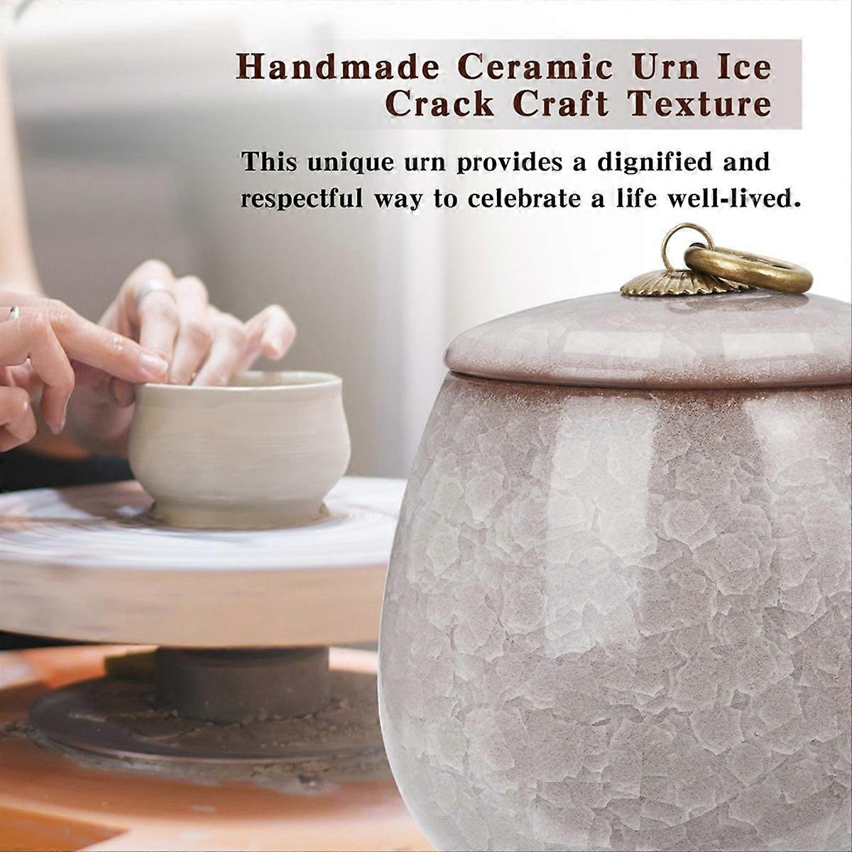 Portable Ceramic Teapot Scented Tea Dendrobium Light Gray