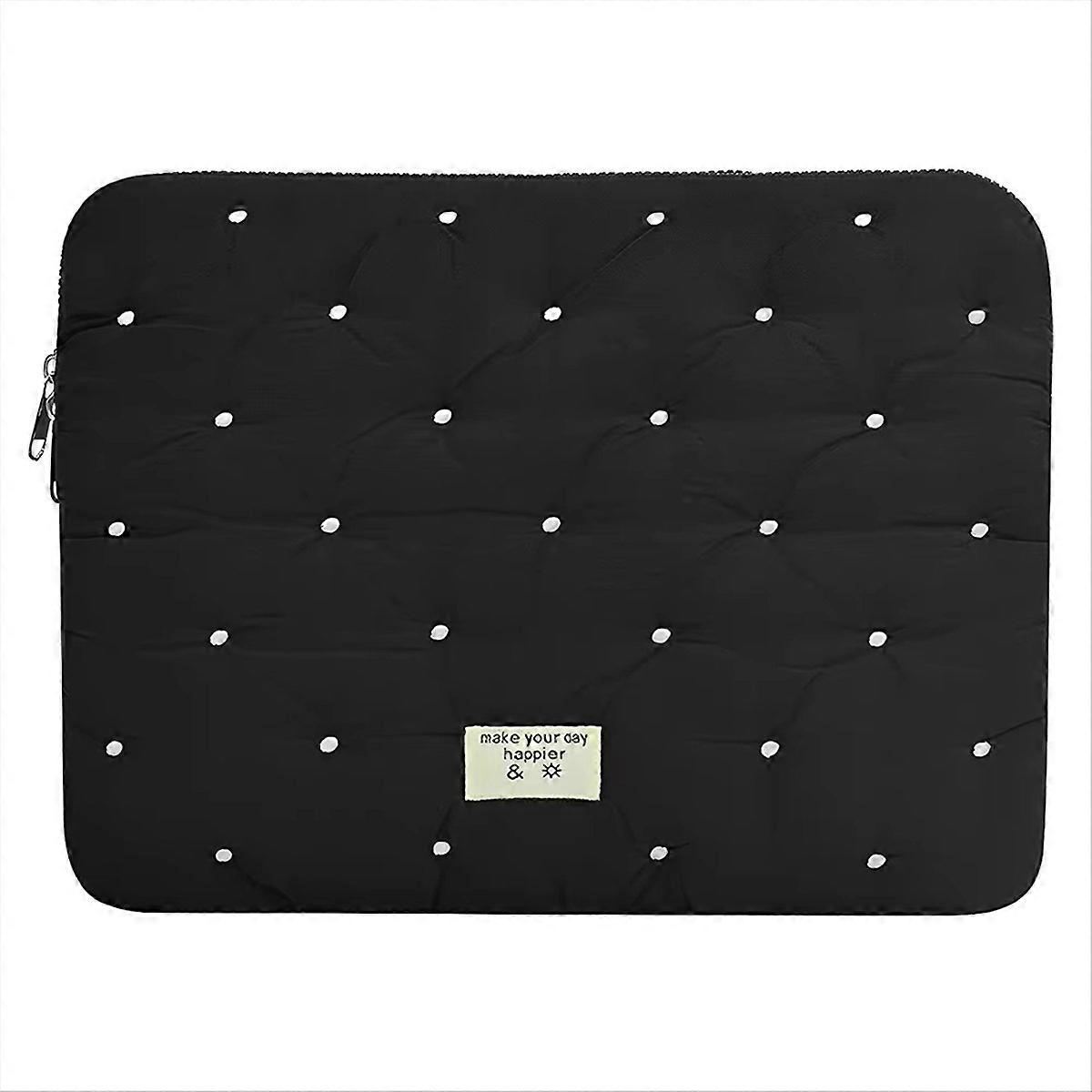 Portable Laptop Case with Zipper for // Black
