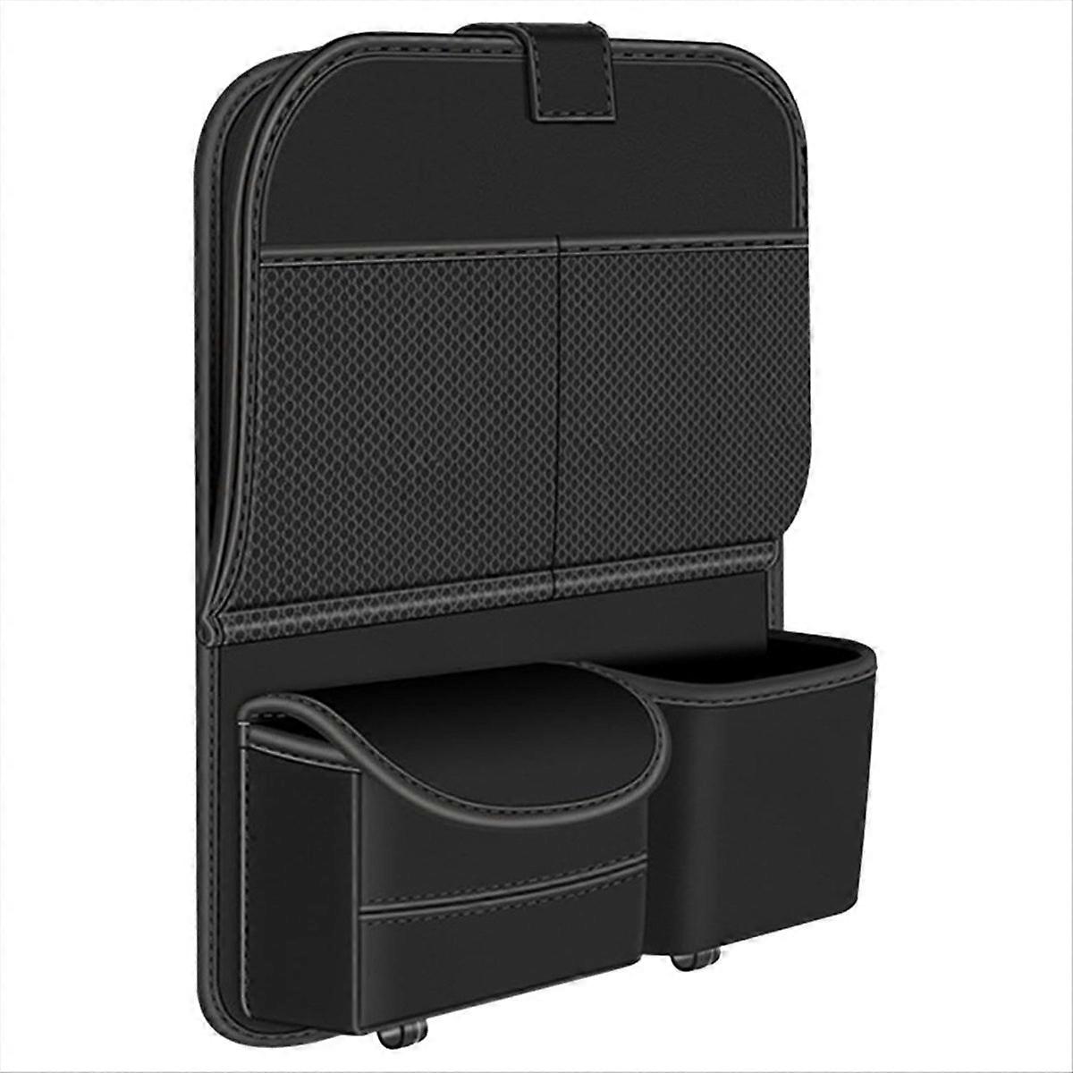 Car seat back storage bag Car seat back foldable table Dining table