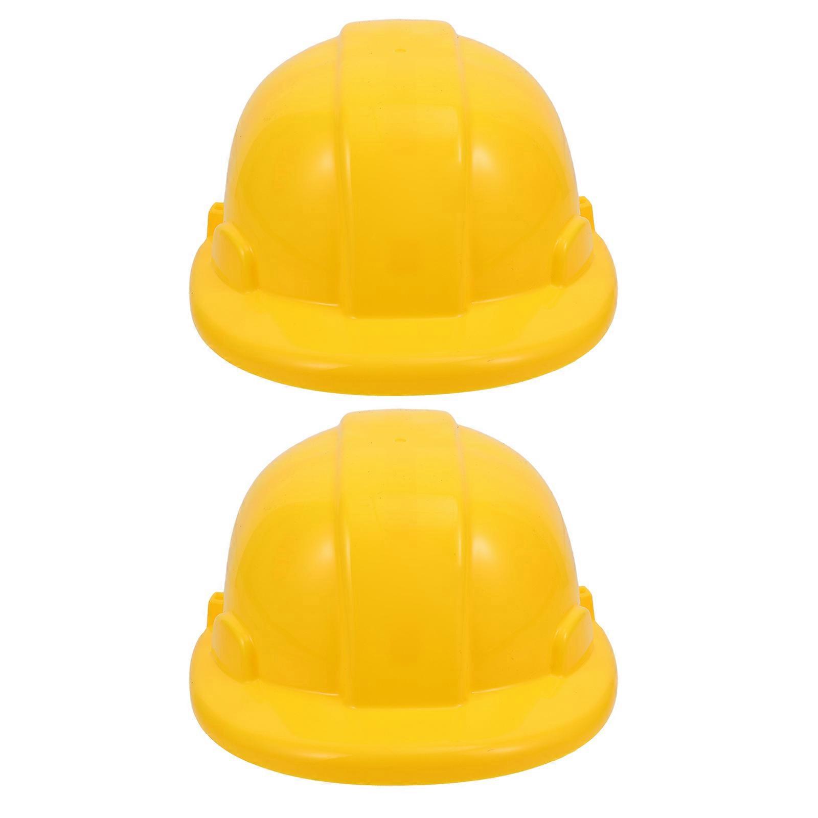 Simulation Construction Hats for Kids Construction Party 2Pcs Set