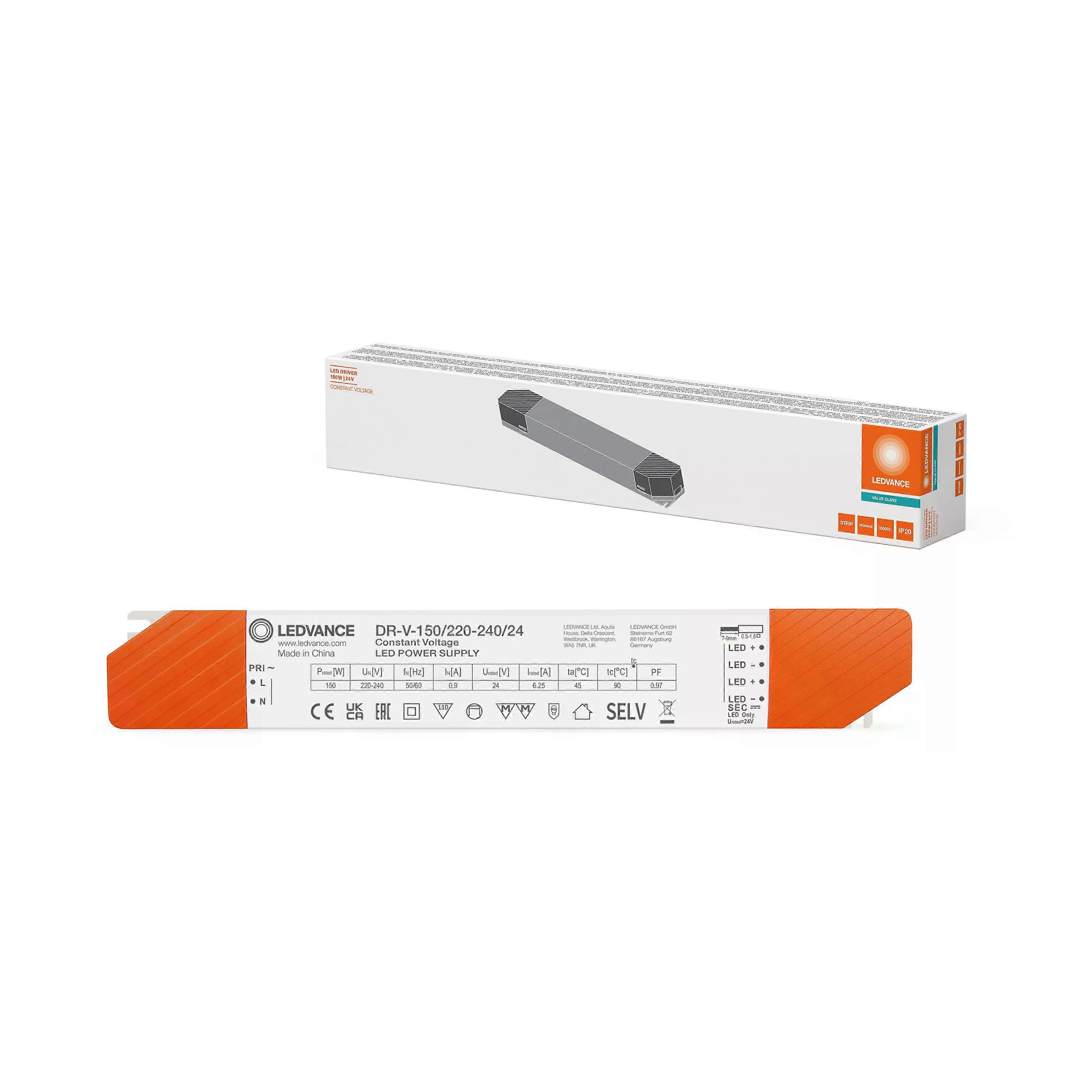 LEDVANCE LED DRIVER VALUE -150/220-240/24, 1 Stk.