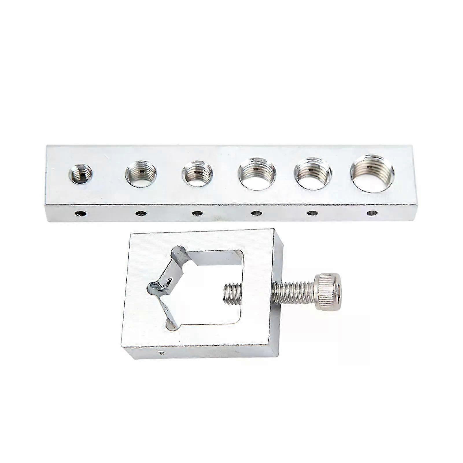 Nut Drill Jig Kit Nut Drill Jig VS559 Metal High Hardness Precise Safety Wire Drill Set for Secure Locking Wire