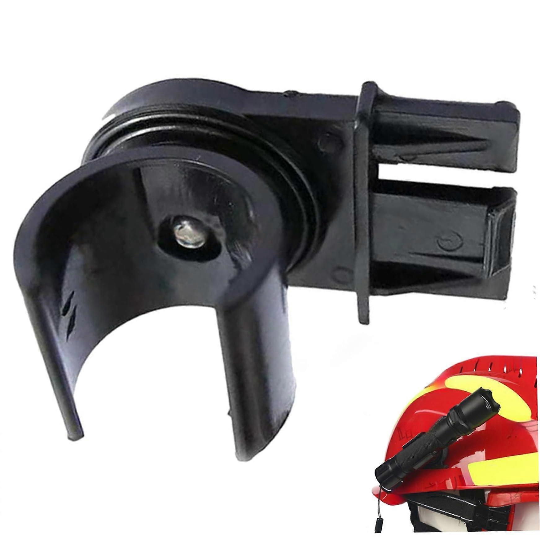 Hard Hat Light Mount and Fire Helmet Light Holder, Adjustable Secure Bracket, Tool Easy Install