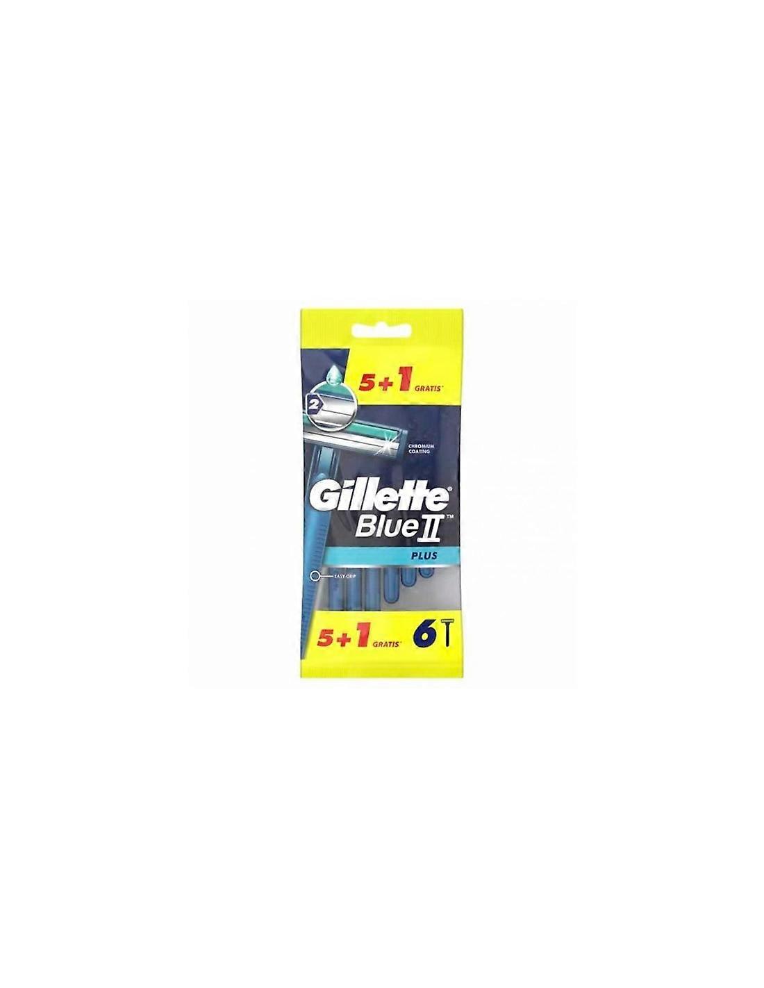 Gillette Blue II Plus Razors 5 + 1 pcs